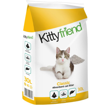 Areia absorvente Kitty...