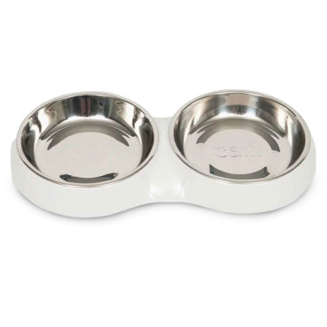 Comedouro duplo para gatos...