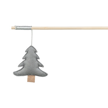 Bastão com árvore de Natal...