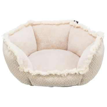 Cama redonda Boho para cão...