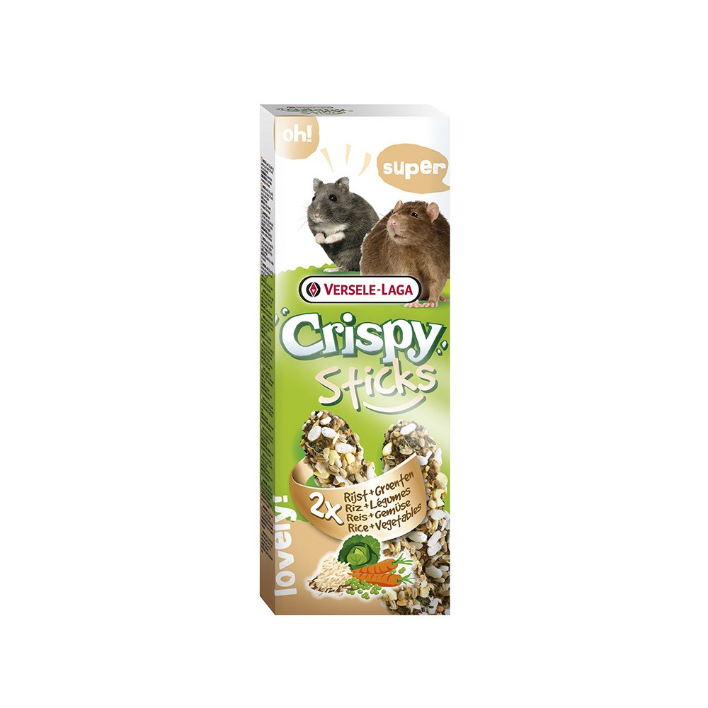 Crispy Sticks c/ Ervas Aromáticas (Coelhos/Chinchilas) 2x55gr