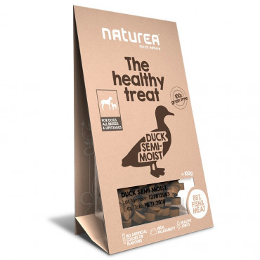 Naturea Treats Dog - Duck Semi-Moist 100gr