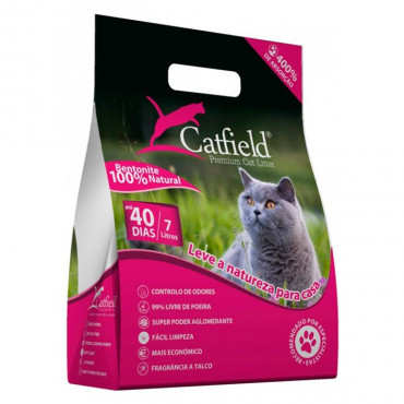 Areia CatField Talco 7 lt