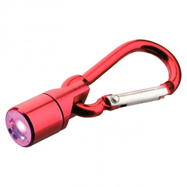 Mosquetão FLASHER c/ Luz LED p/ Cães e Gatos