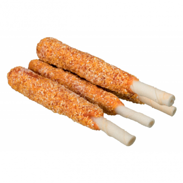 PREMIO Corn Dogs (com Pato e Pele/Couro)