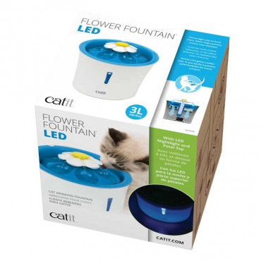 Catit - Bebedouro Led Flower Fountain 3lts