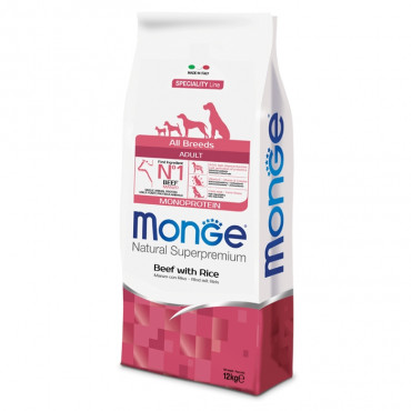 Monge Monoprotein Cão Adulto All Breeds Vaca e arroz