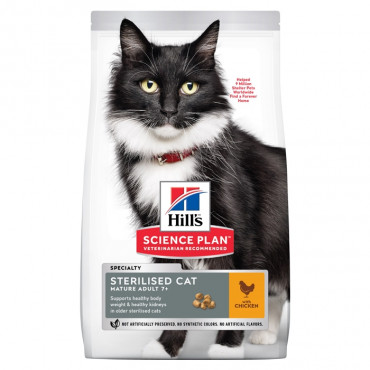 Hill's Feline - Mature +7 Sterilised Frango 1.5kg