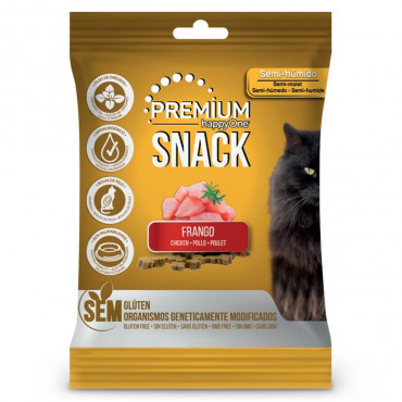 happyOne Premium Snacks Frango para Gato