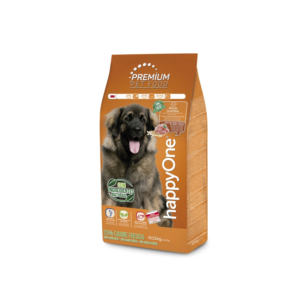 happyOne Premium Cão Adulto Raças Grandes