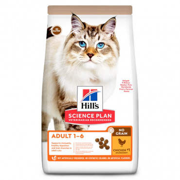 Hill's No Grain Gato Adulto - Frango