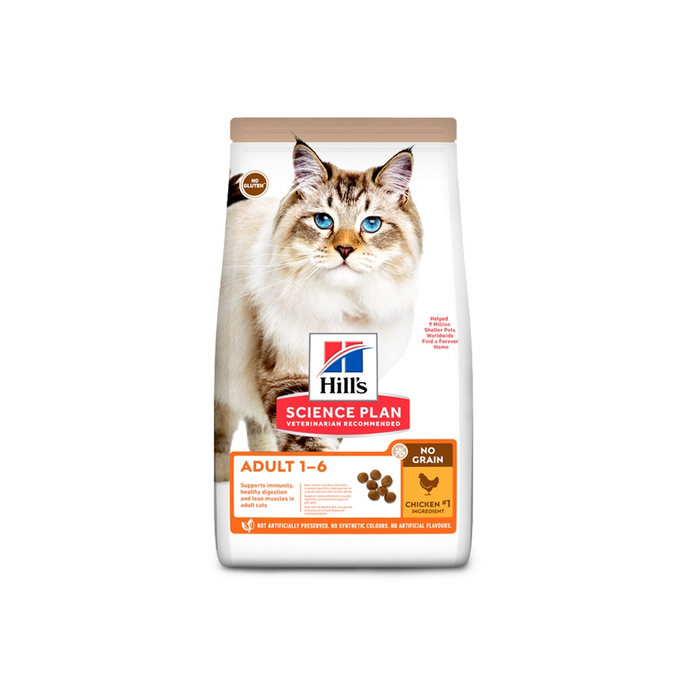 Hill's No Grain Gato Adulto - Frango