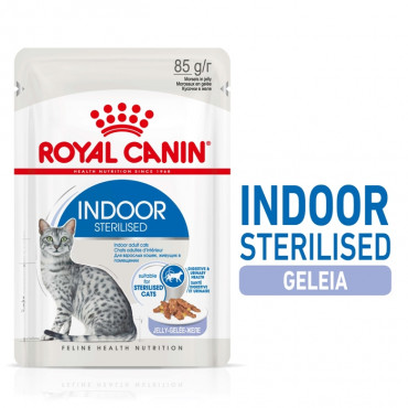 Royal Canin Indoor Gato Esterilizado - Em gelatina