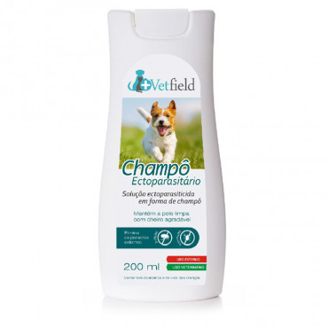 Vetfield Champô ectoparasitário para cão