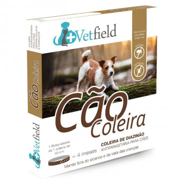 Vetfield Coleira antiparasitária para cão - Raças pequenas