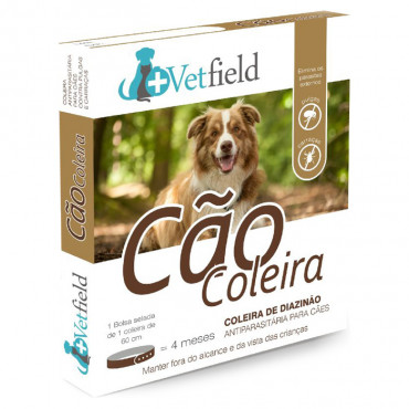 Vetfield Coleira antiparasitária para cão - Raças pequenas