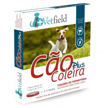 Vetfield Plus Coleira antiparasitária para cão - Raças pequenas