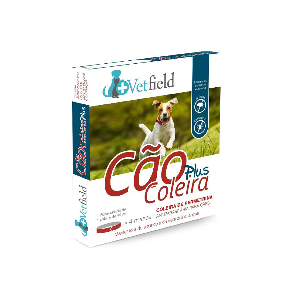 Vetfield Plus Coleira antiparasitária para cão - Raças pequenas