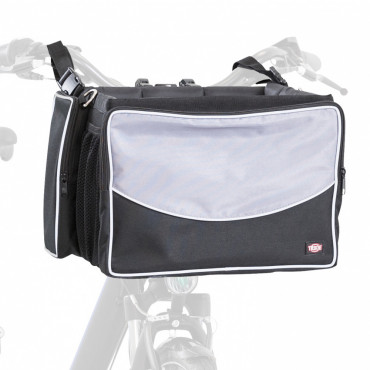 CESTO P/ BICICLETA 41x26x26 CM (PRETO/CINZENTO)