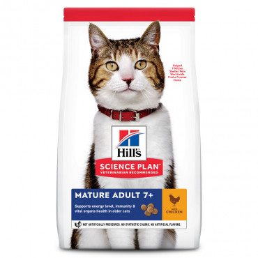 Hill's Gato Adulto Mature 7+ - Frango