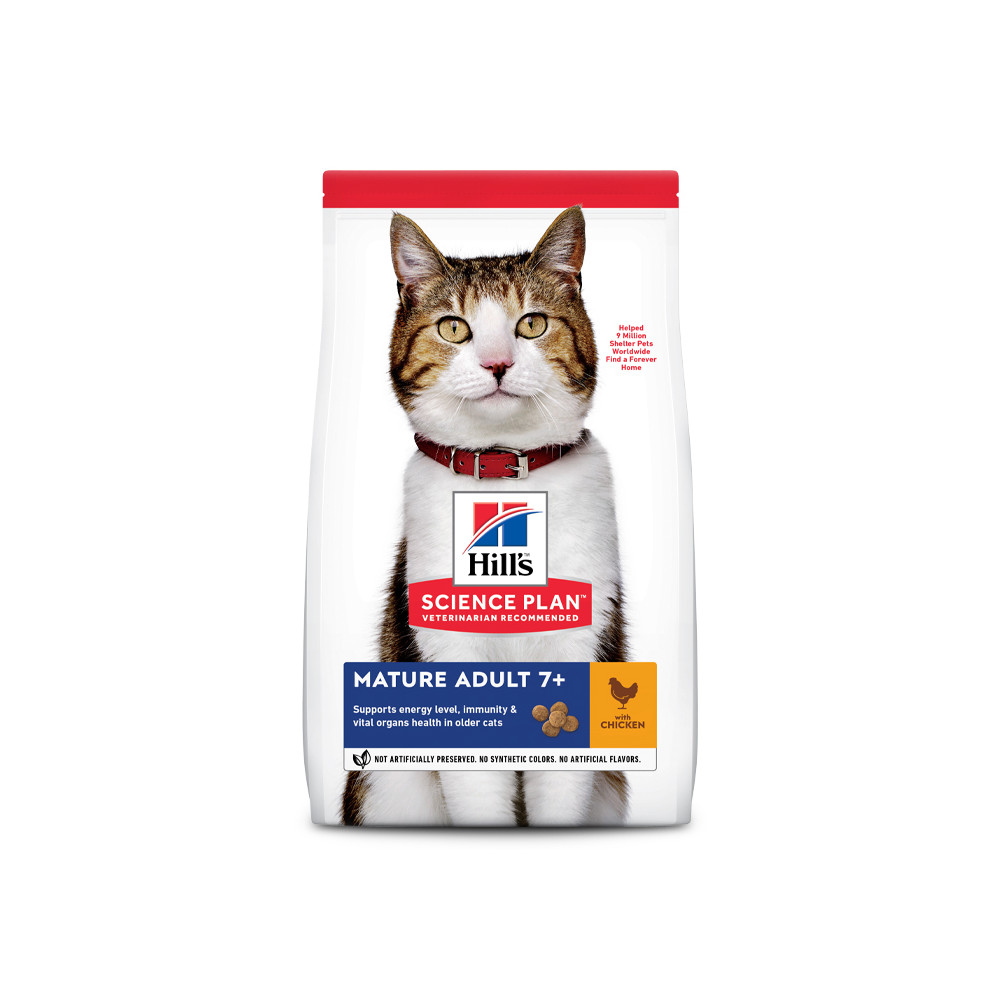 Hill's Gato Adulto Mature 7+ - Frango