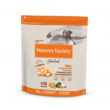 Nature's Variety Selected Sem Cereais Cão Adulto Mini - Frango