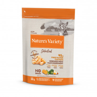 Nature's Variety Selected Sem Cereais Kitten - Frango