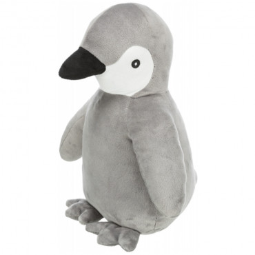 Pinguim de peluche com som