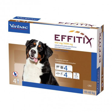 Pipetas para cão + 40 kg...