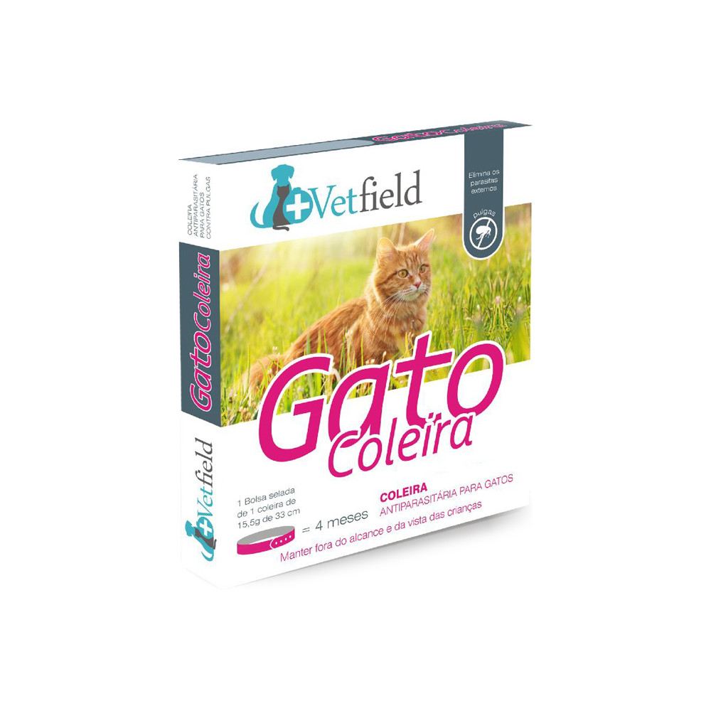 Vetfield Coleira antiparasitária para gato