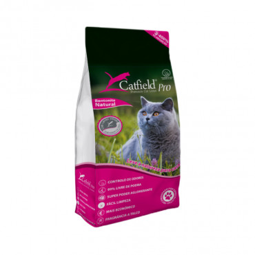 Areia de talco para gato - Catfield Pro