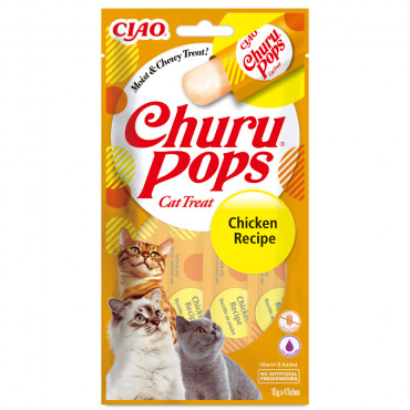 Snacks de frango para gatos...