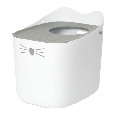 WC com entrada superior...